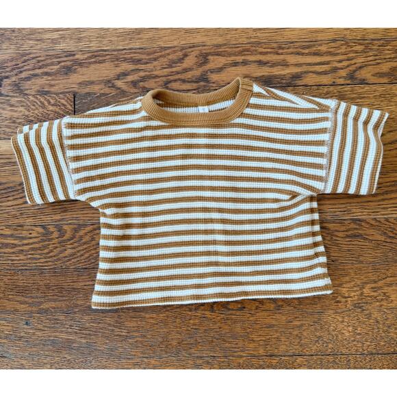 Quincy Mae Striped Top Size 3-6 Months - Picture 1 of 4